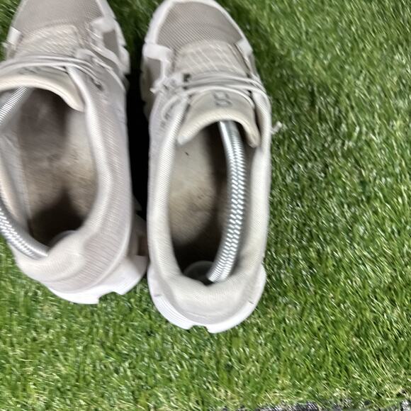 On Cloud 5 Running Shoes Sneakers Womens Size 8.5 Pearl White 59.98773 - Picture 10 of 11